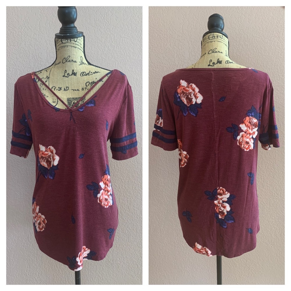 Burgundy Decorative Top